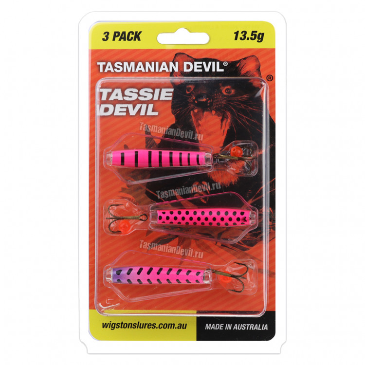 Набор Приманок Tasmanian Devil 3шт (цвет 55, 55D, 96)