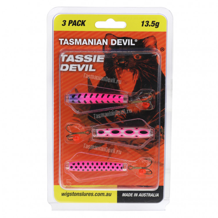 Набор Приманок Tasmanian Devil 3шт (цвет 55D, 96, 129)